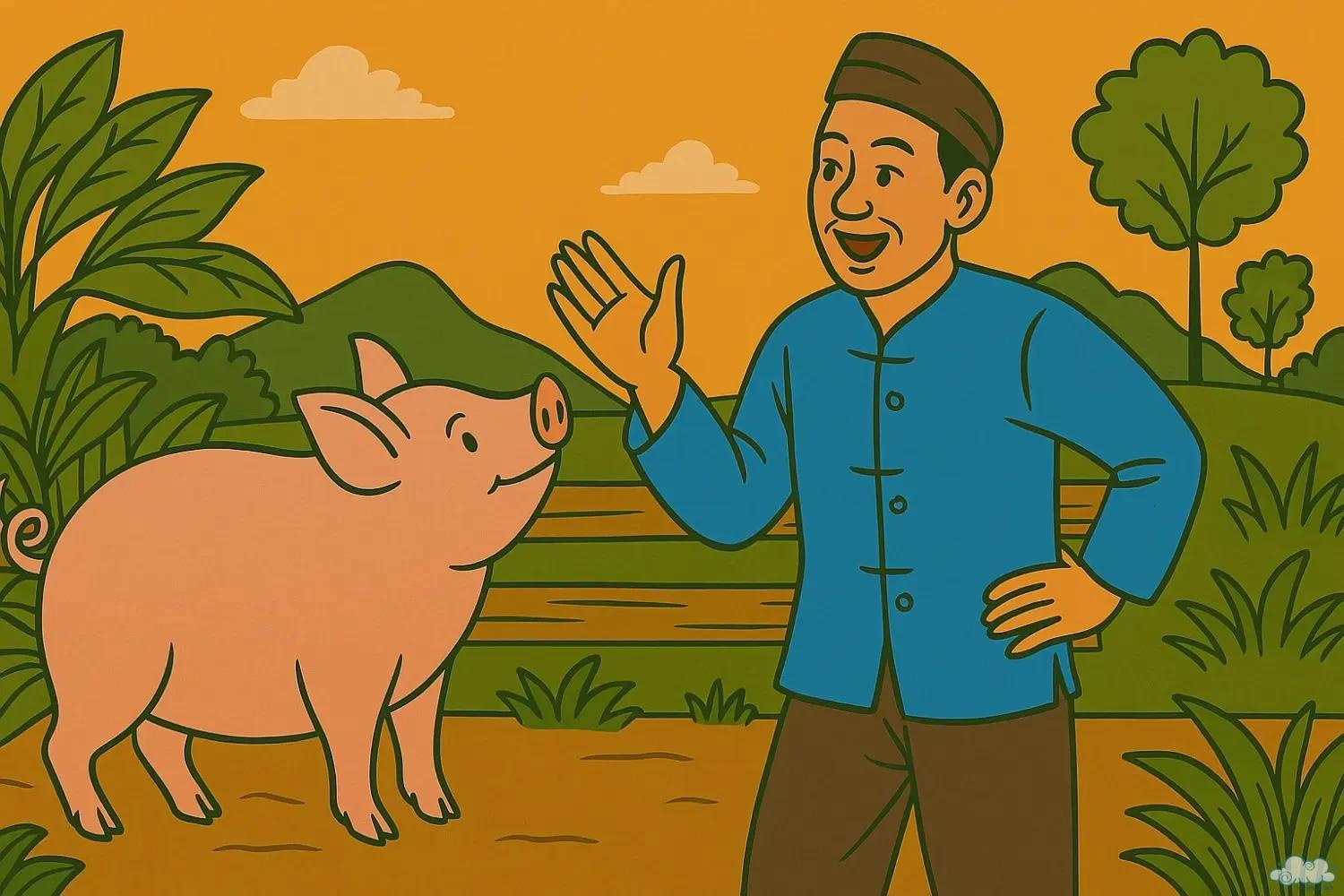 Truyện cổ tích Lợn cưới áo mới